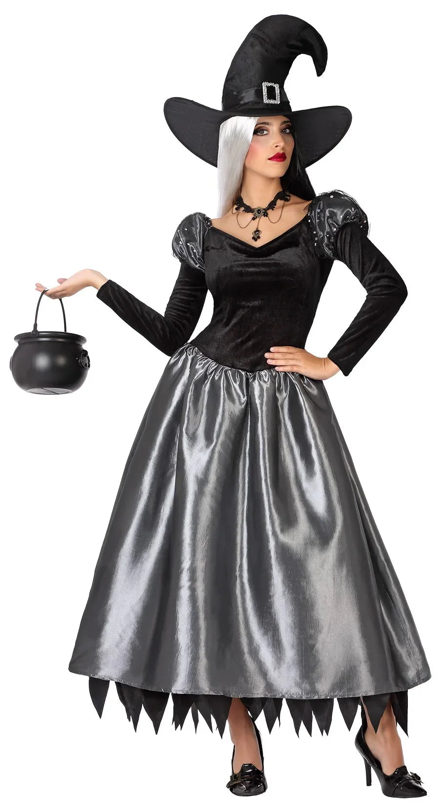 Disfraz de Bruja Oscura para Mujer Brujas Atosa XS/S